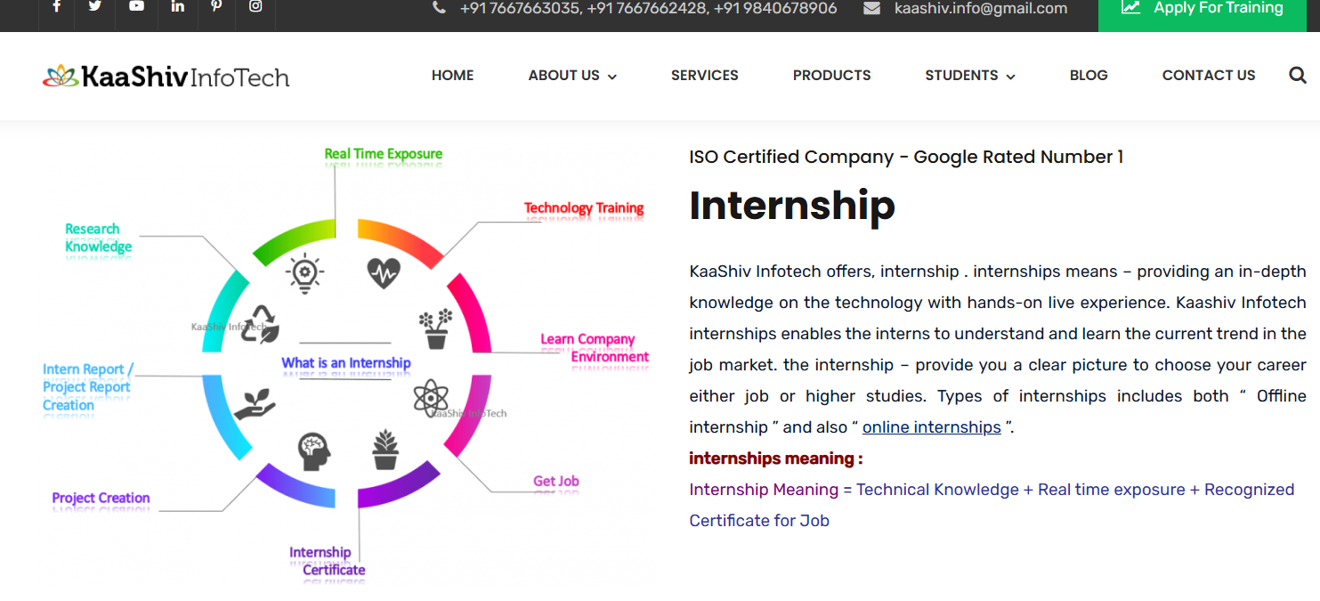 1.	internship for cse students